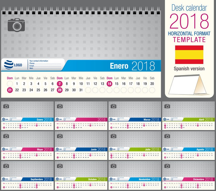 desain kalender 2020